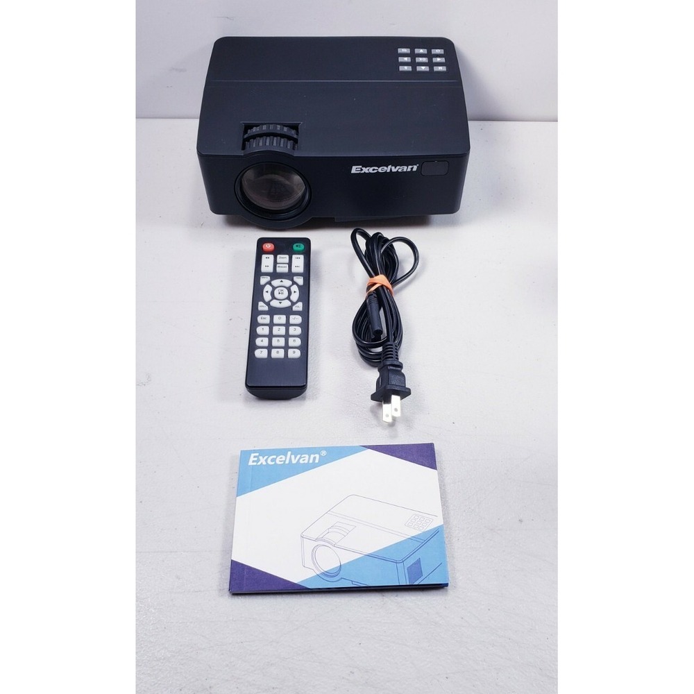 Excelvan E08 Projector Size 8x6 inches With Remote TESTED